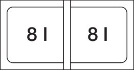 Waste_management_BLANCO_FLEXON_II_30_2_521467_Top_view_product_2D_Web_large BLANCO spandesystem til frontmontering FLEXON II 30/2